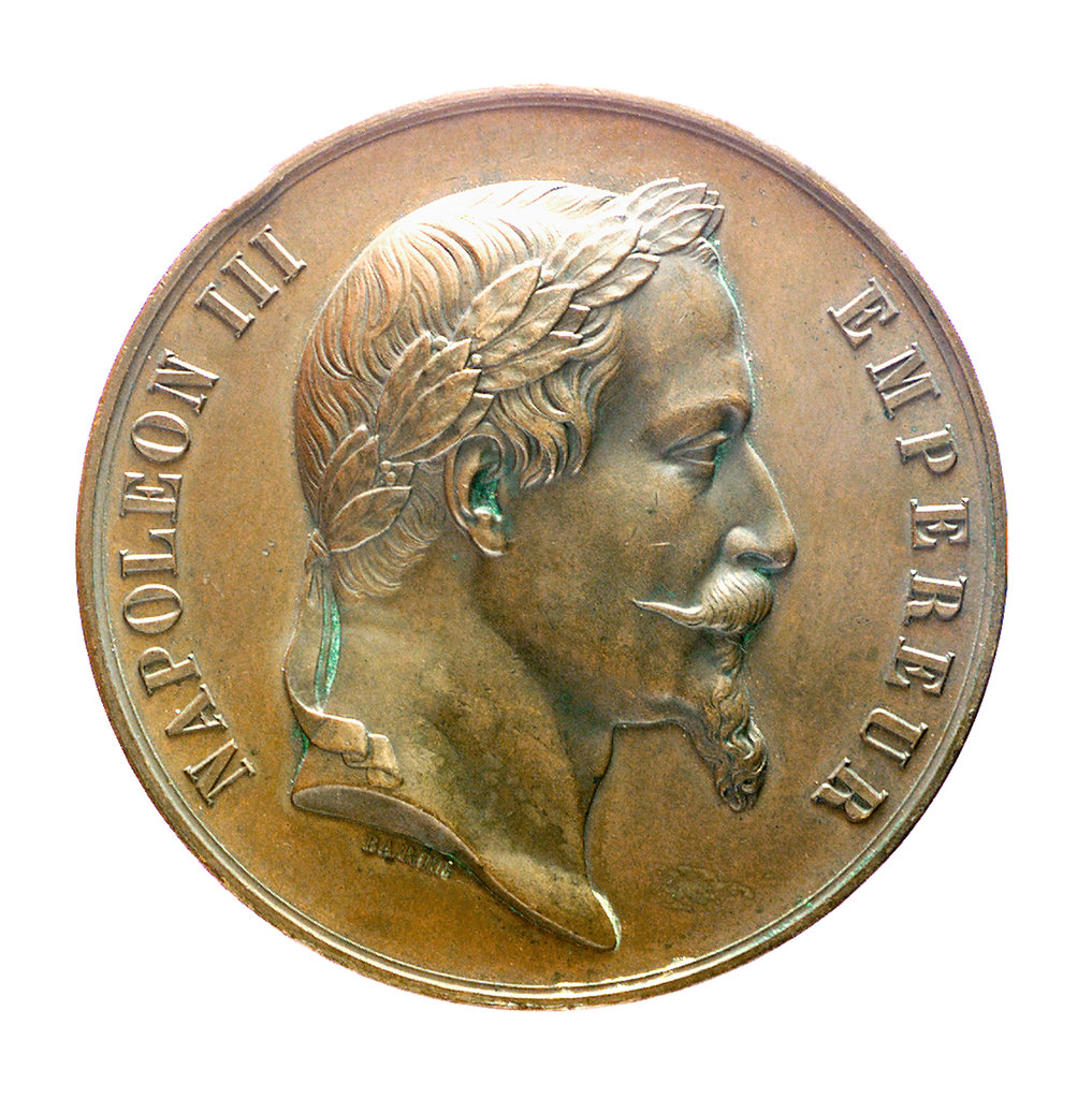 Medal Commemorating A Naval Orphanage Obverse Head Of The Emperor