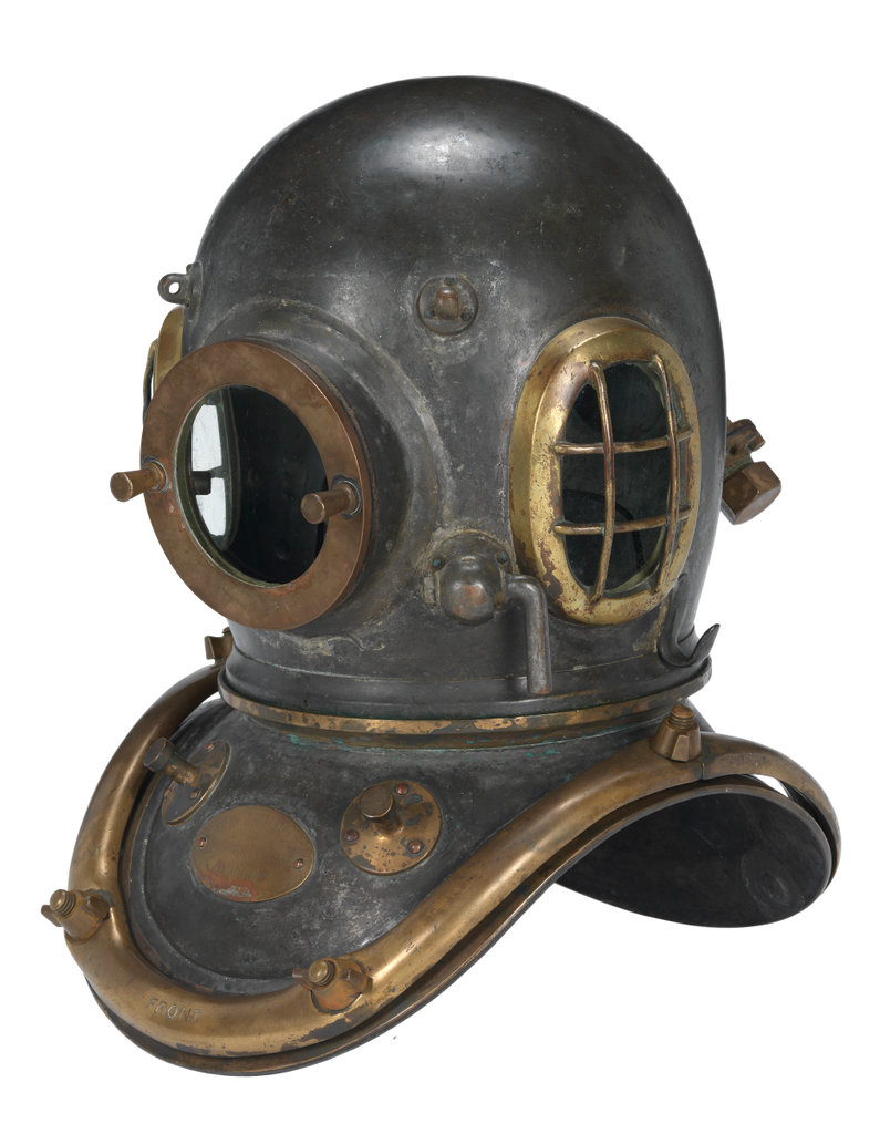 Six bolt (Admiralty type) diving helmet and corselet. - Royal Museums ...