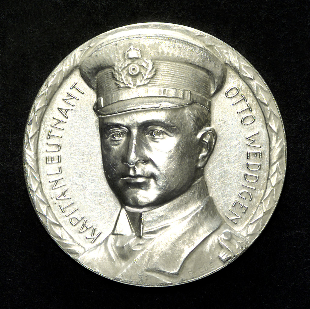 Medal commemorating Captain-Lieutenant Otto von Weddigen (1882-1915 ...