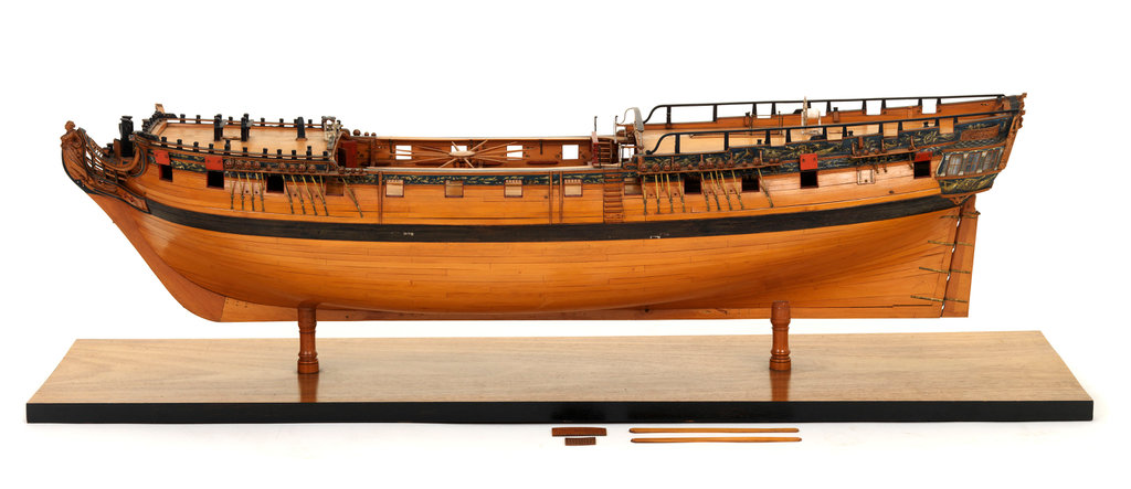 Scale: 1:48. A contemporary full hull model of a ‘Richmond’-class 32 ...