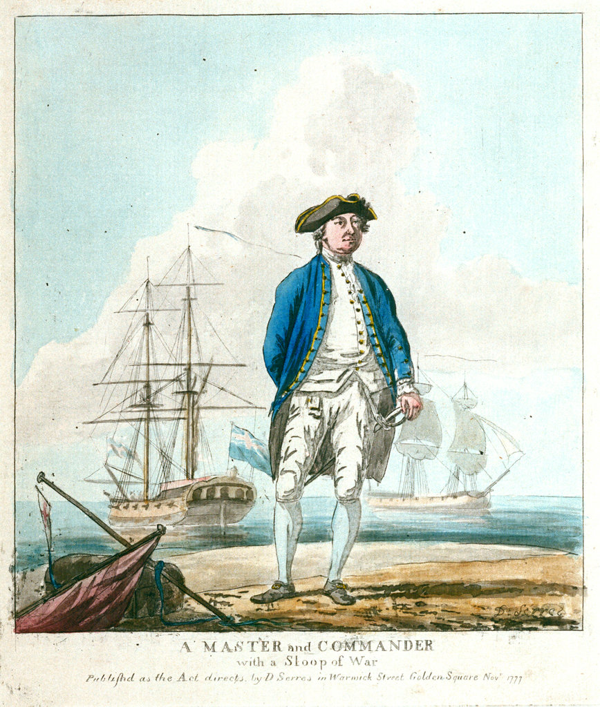 A master and commander with a sloop of war