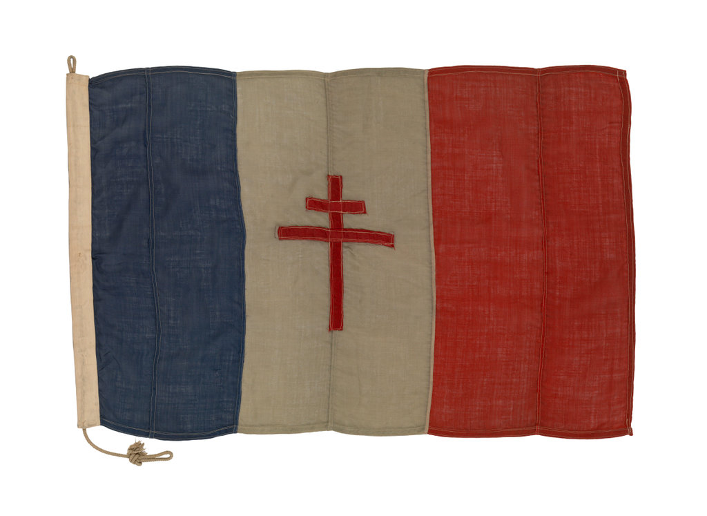 the-free-french-ensign-a-wool-bunting-flag-with-a-cotton-hoist